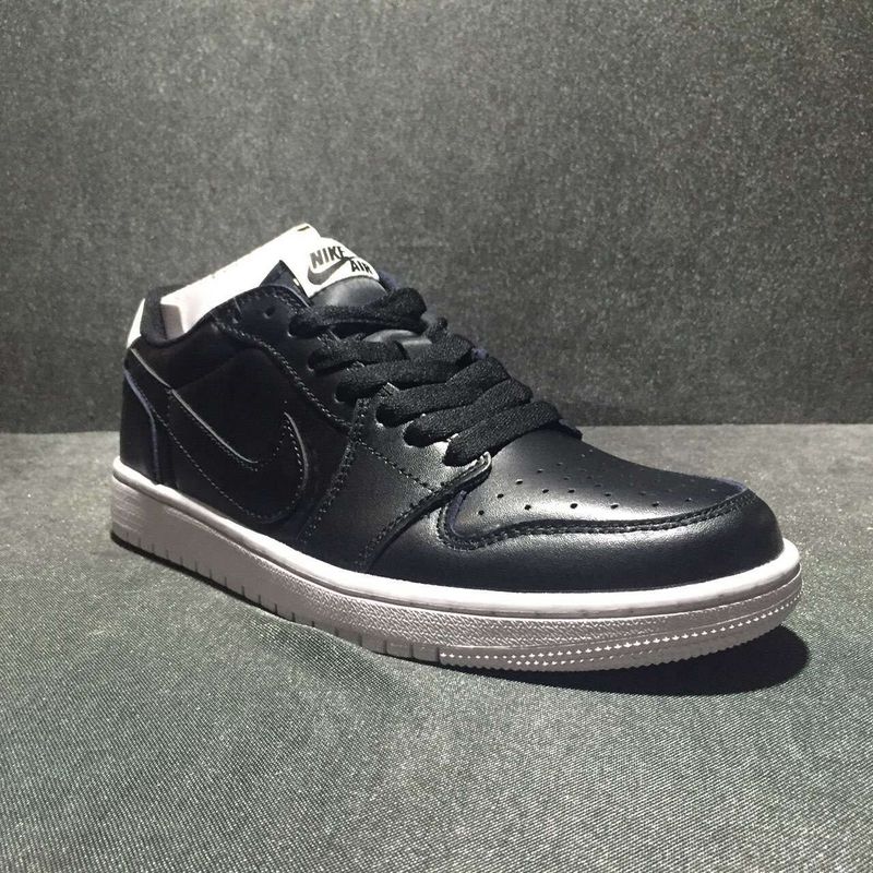 2016 Air Jordan 1 Low Oreo Black White Shoes